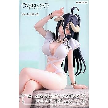 オーバーロード フィギュア 5体セットデスクトップ　ぬーどるストッパー ぬーどるストッパーフィギュアーアルベド・ルームウェアver.ー